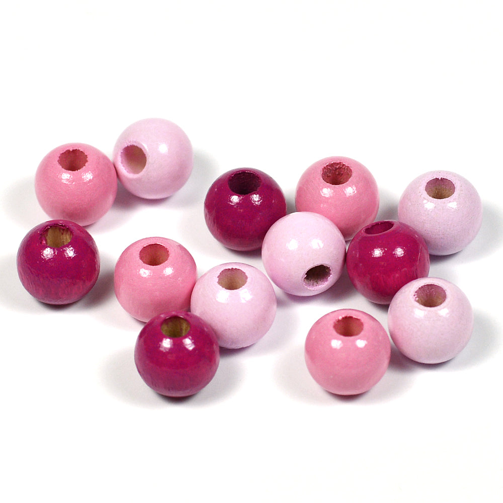 Träpärlor 8mm