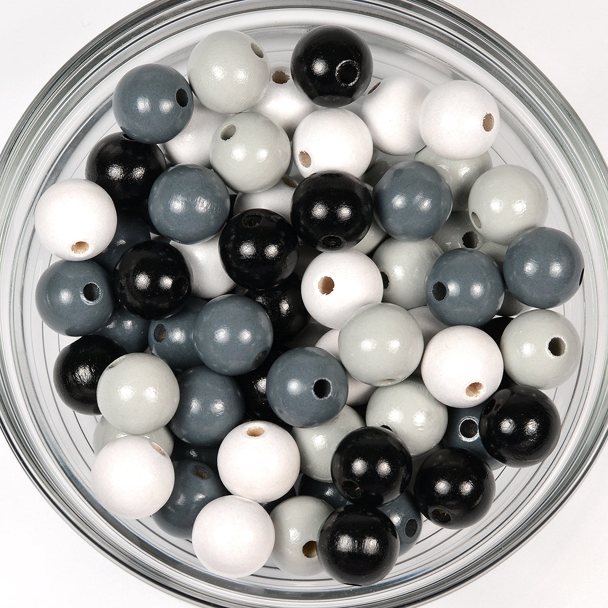 Träpärlor 15mm