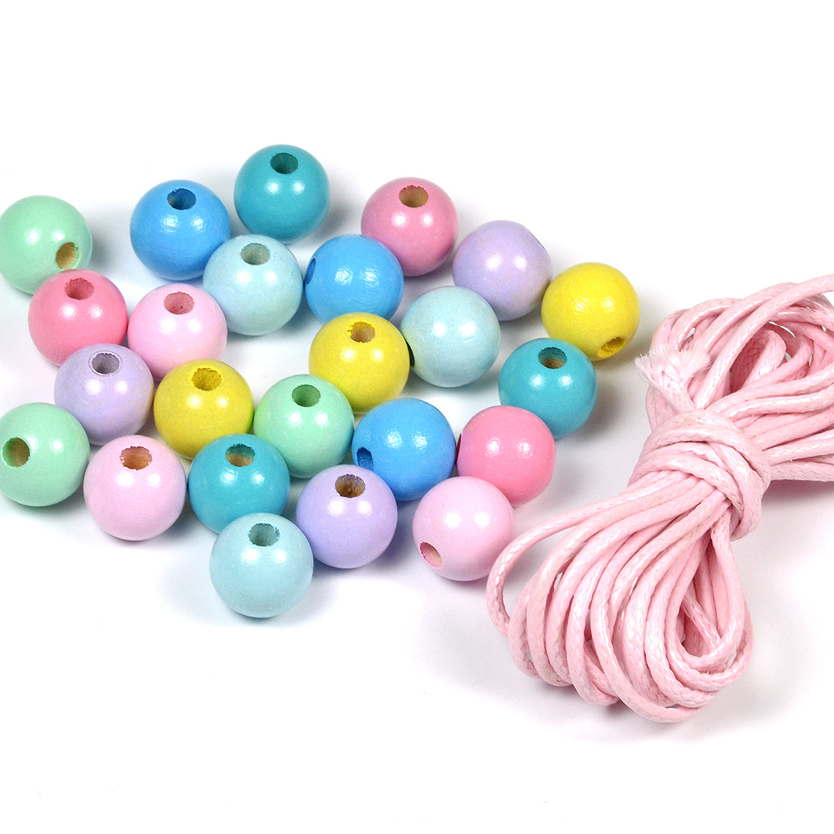 Träpärlor 12mm