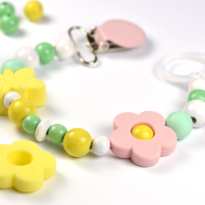 Silikonpärlor, mint, 12mm