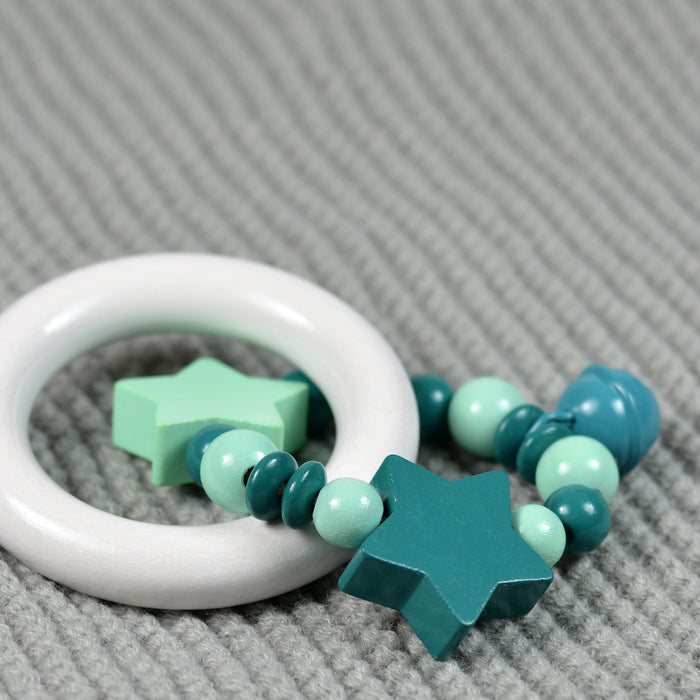 Träpärlor, 10mm, mint, 50st