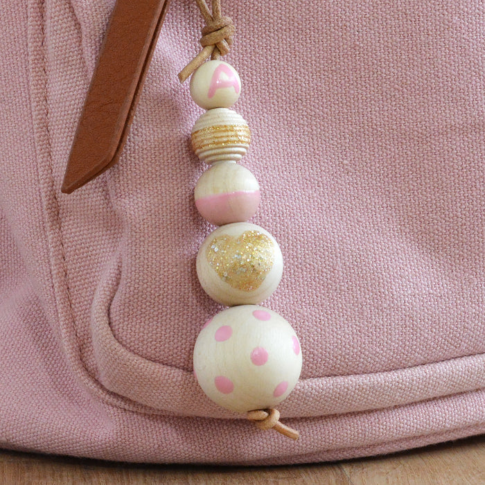 Räfflade träpärlor, 14mm, obehandlade, 16st