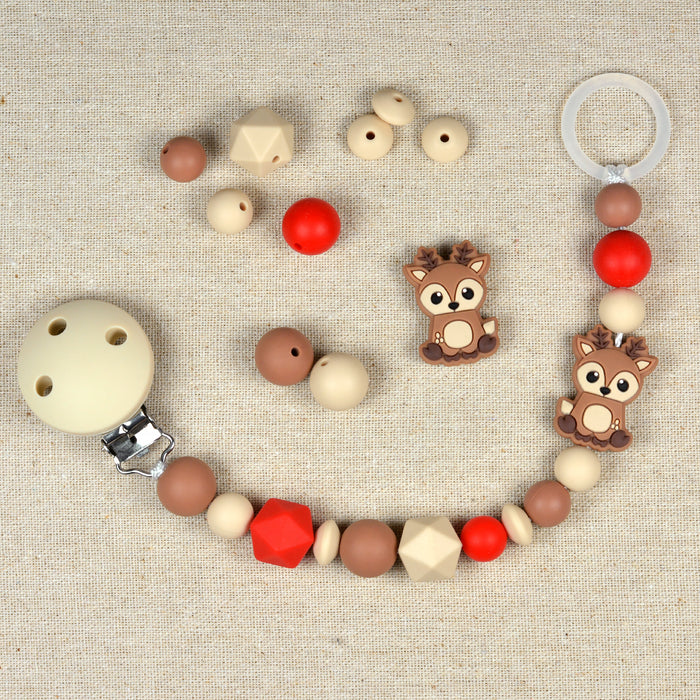 Silikonclips, beige