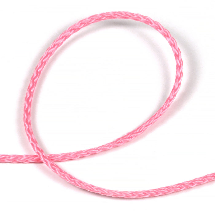 Polyestersnöre, rosa, 1,5mm