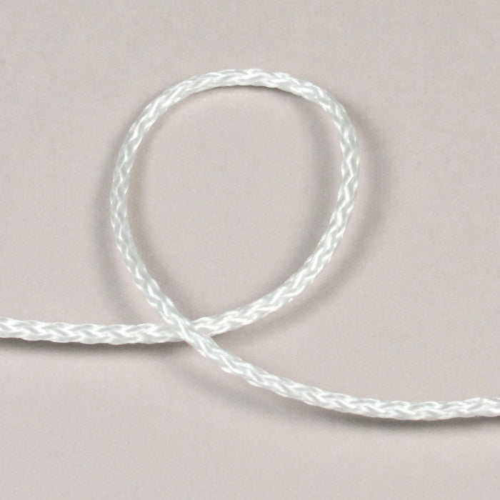 Polyestersnöre, vit, 1,5mm