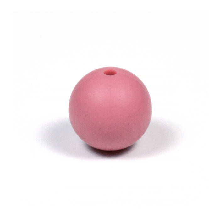 Silikonpärlor, deep mauve, 12mm