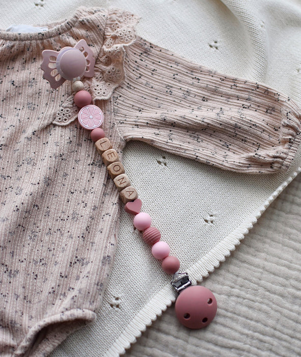 Silikonclips, rose dawn