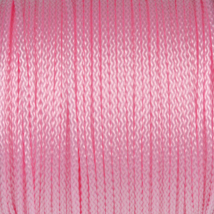 Polyestersnöre, ljusrosa, 1,5mm