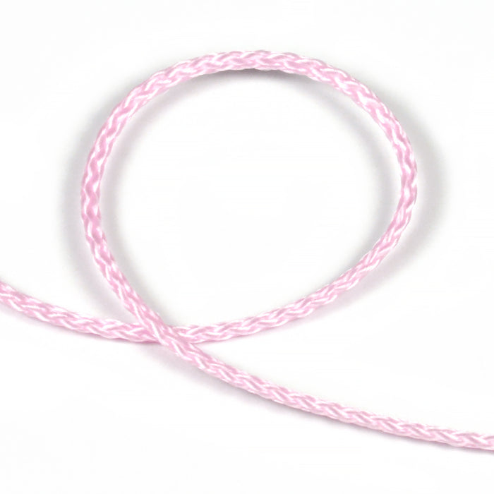Polyestersnöre, ljusrosa, 1,5mm