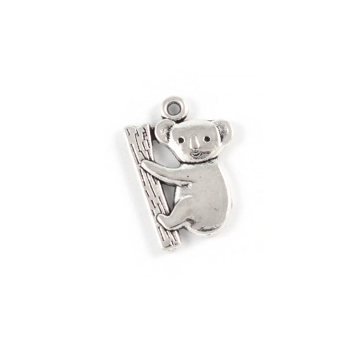 Berlock, koala, antiksilver, 14x17mm, 5st