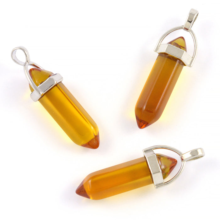 Berlock, bullet av citrin, 32mm, 1st