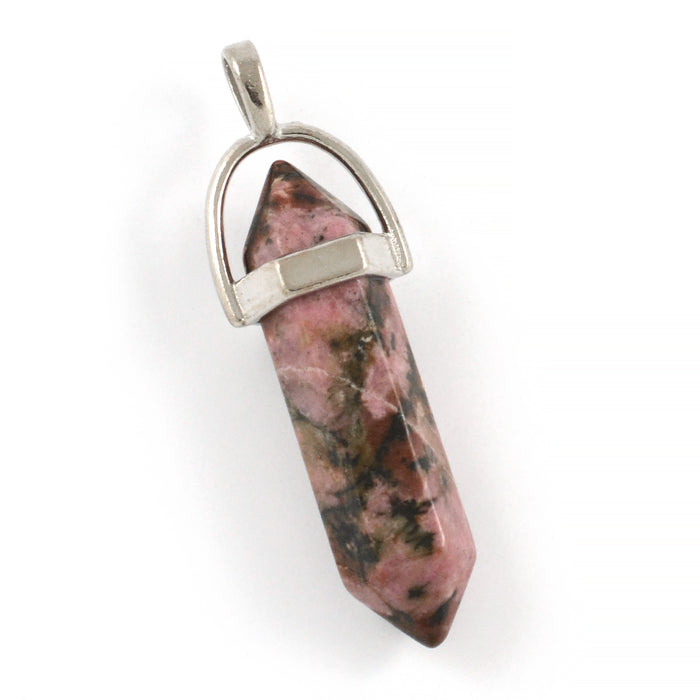 Berlock, bullet av rodonit, 32mm, 1st