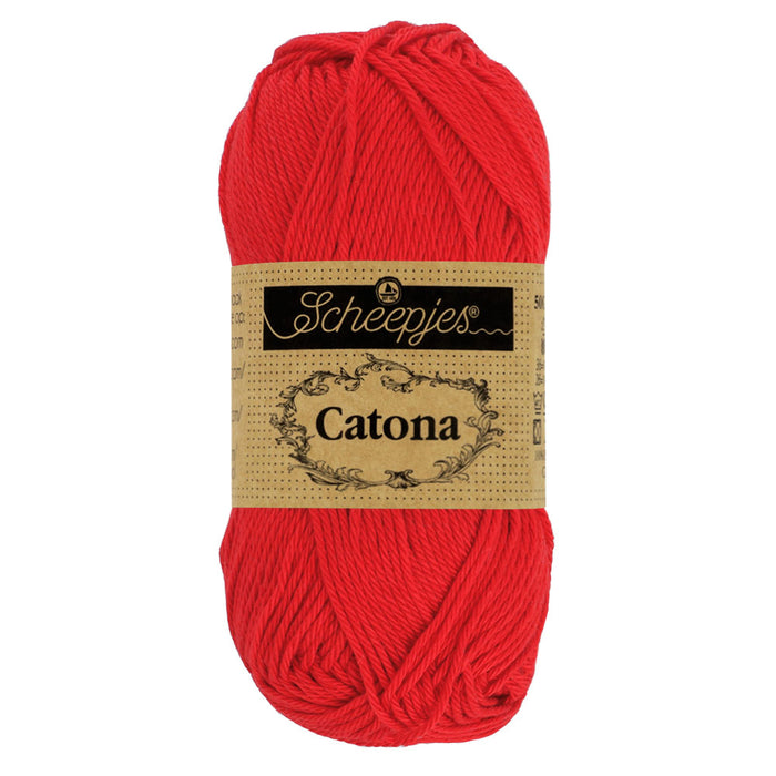 Scheepjes Catona 50g – 115 Hot Red
