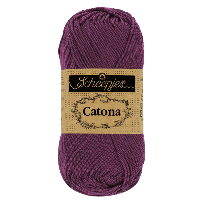 Scheepjes Catona 50g – 394 Shadow Purple