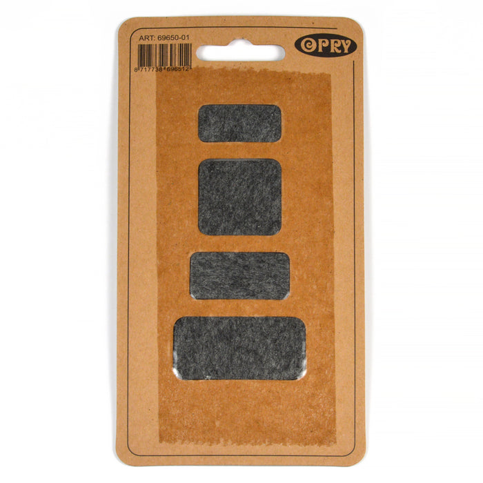Opry konstläder etiketter "Hand made", 4-pack