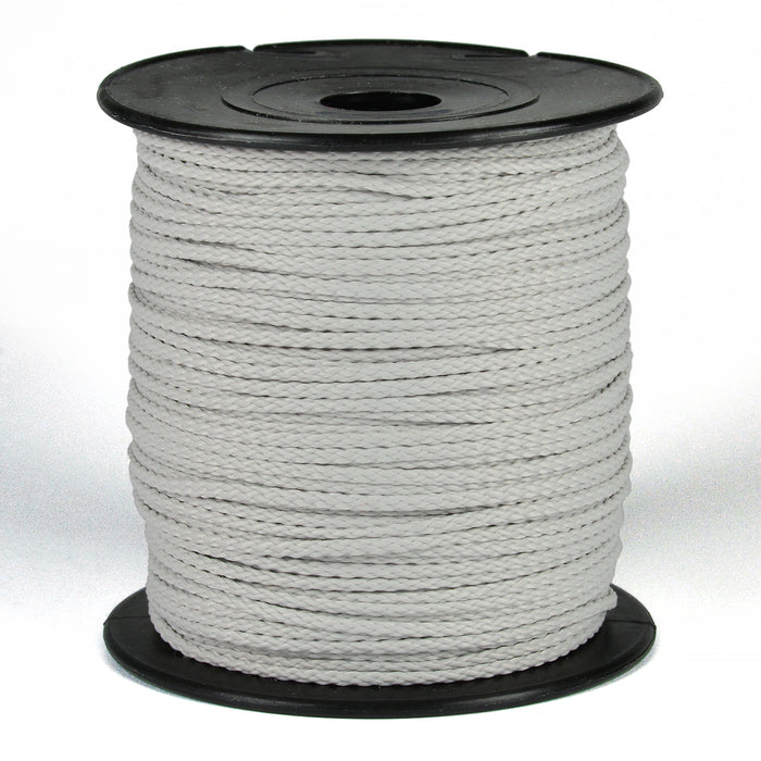 Polyestersnöre, ljusgrå, 1,5mm