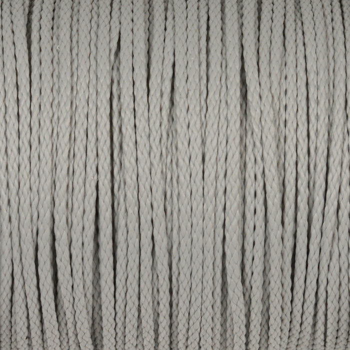 Polyestersnöre, ljusgrå, 1,5mm