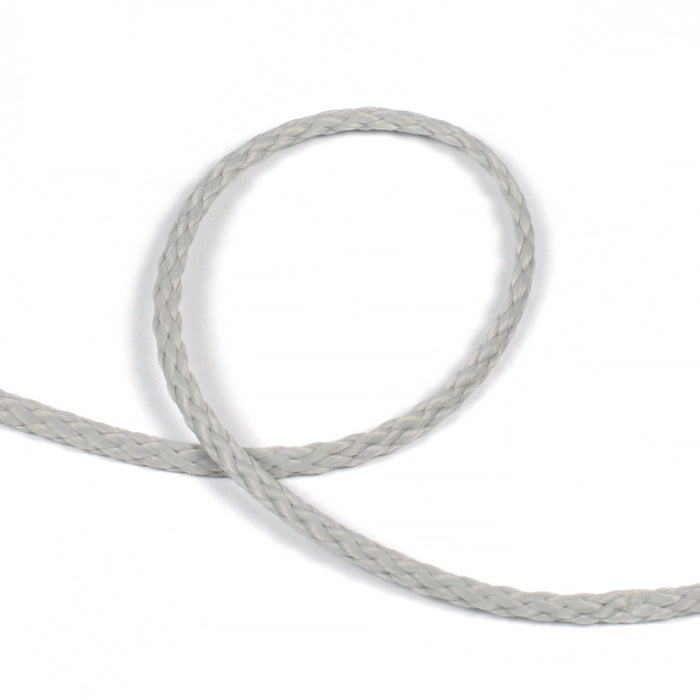 Polyestersnöre, ljusgrå, 1,5mm