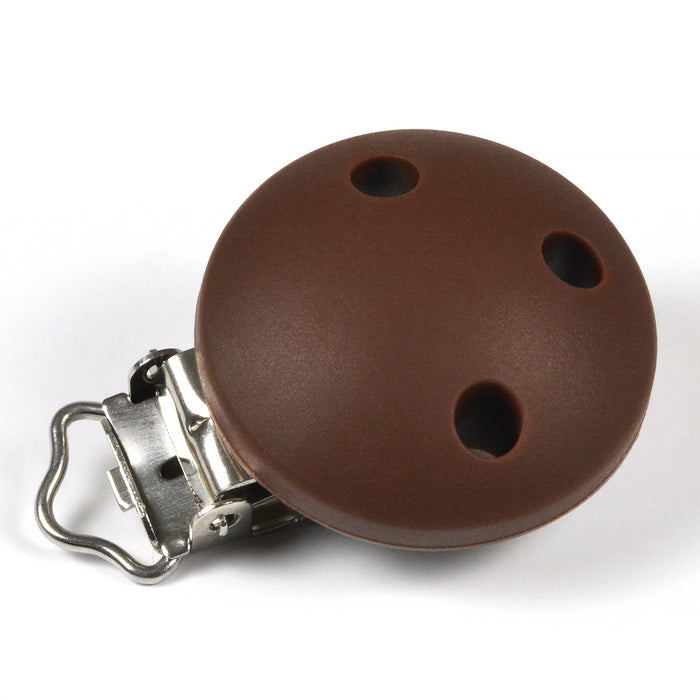 Silikonclips, chokladbrun