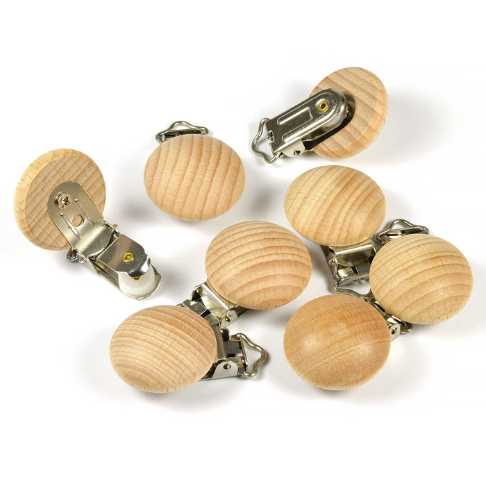 Träclips Premium Wood, runt, 30mm