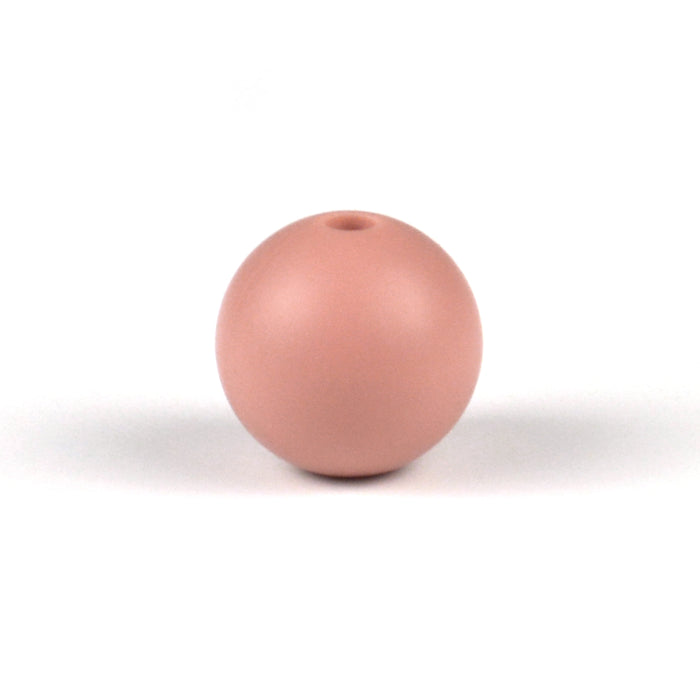 Silikonpärlor, rose dawn, 12mm