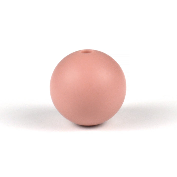 Silikonpärlor, rose dawn, 15mm
