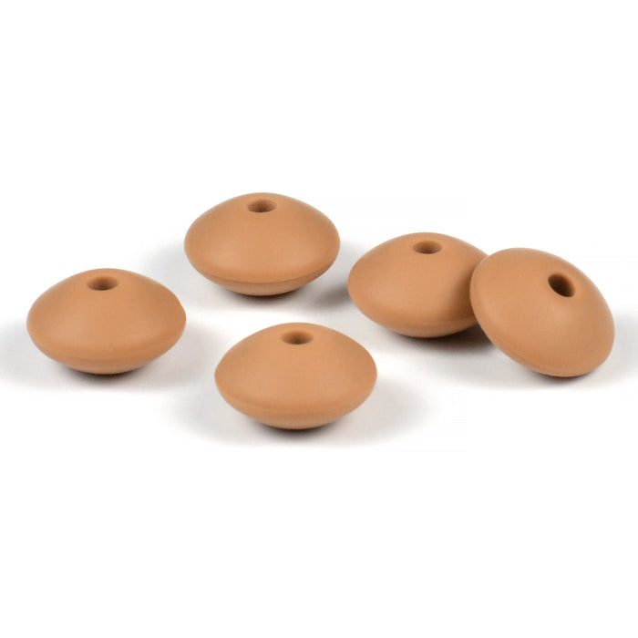Silikonlinser, nougat, 5st