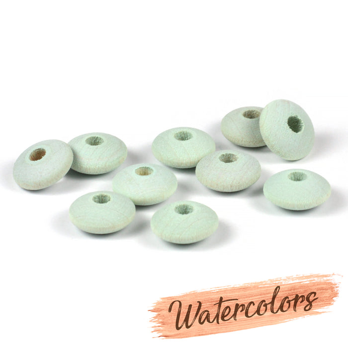 Trälinser, watercolors – blue, 40st