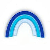 Silikonclips, regnbåge