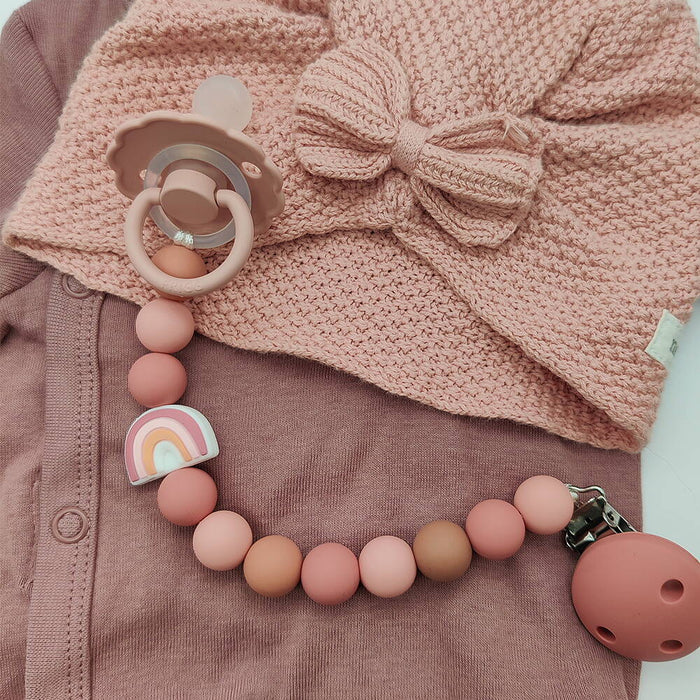 Silikonclips, rose dawn