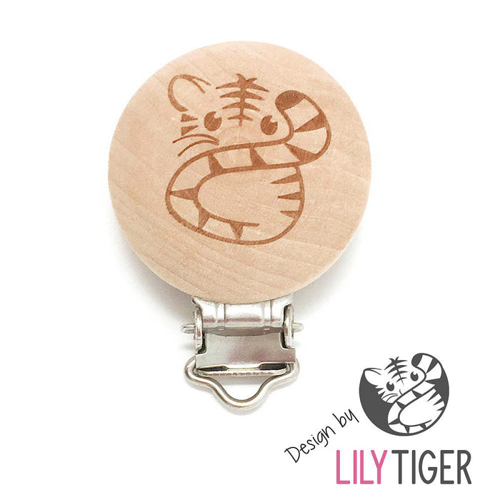 Clips i trä, LilyTiger