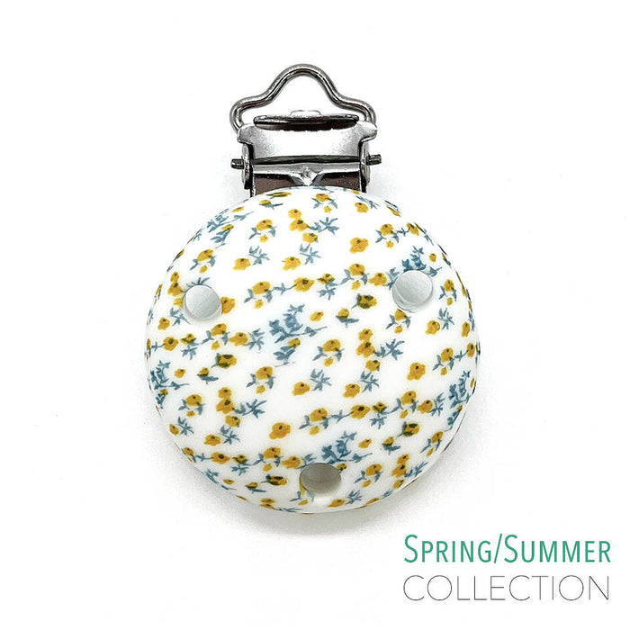 Silikonclips, vårblommor