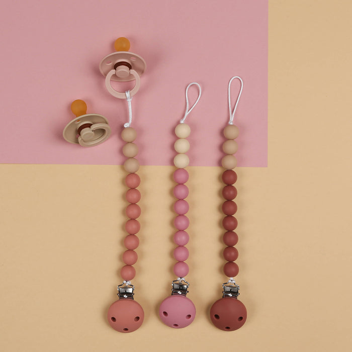 Silikonclips, deep mauve