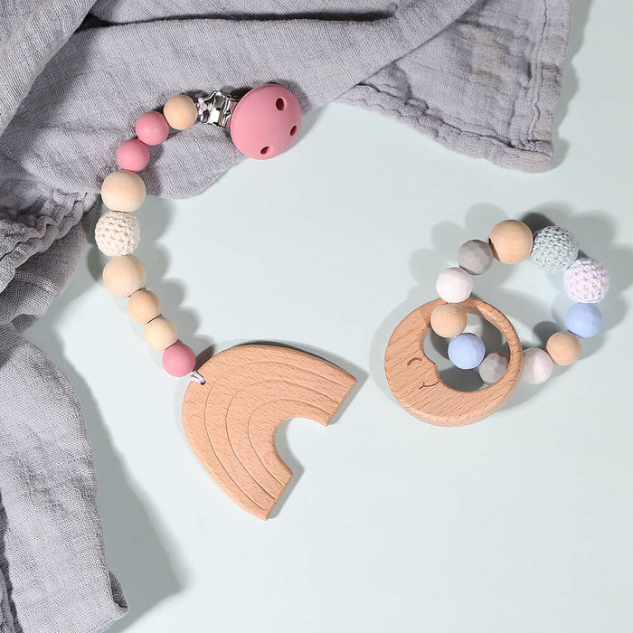 Silikonclips, deep mauve