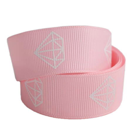 Ripsband med diamant, 22mm