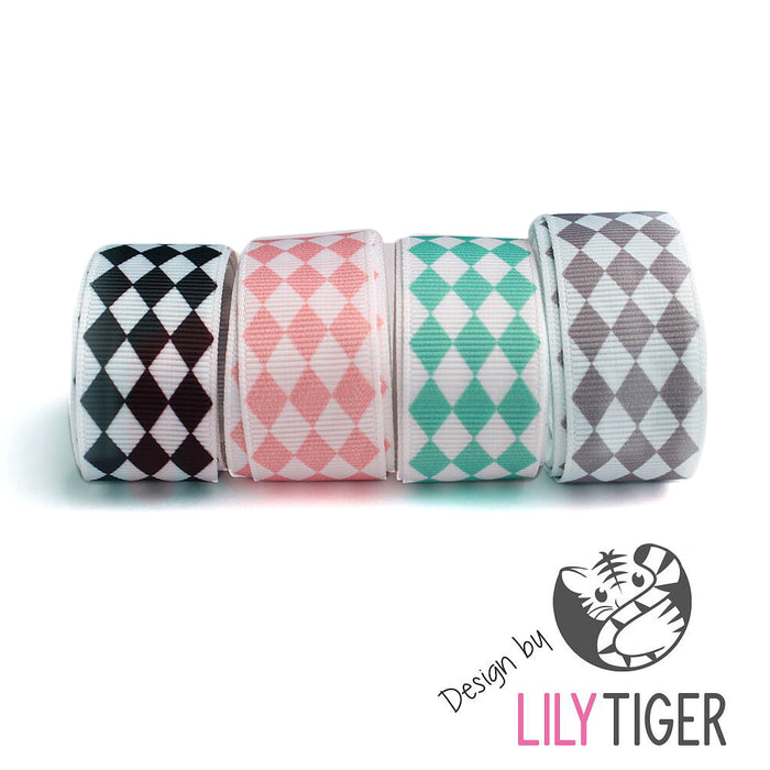 Ripsband Harlequin, 22mm