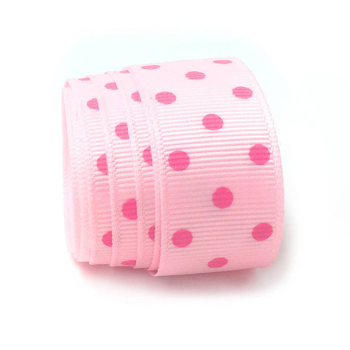 Ripsband med prickar, 22mm