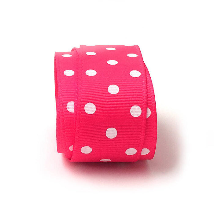 Ripsband med prickar, 22mm