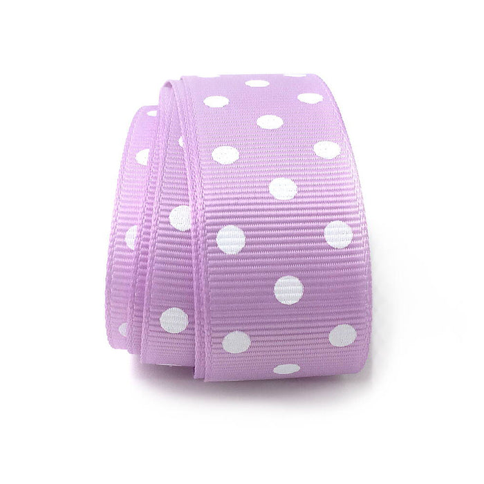 Ripsband med prickar, 22mm