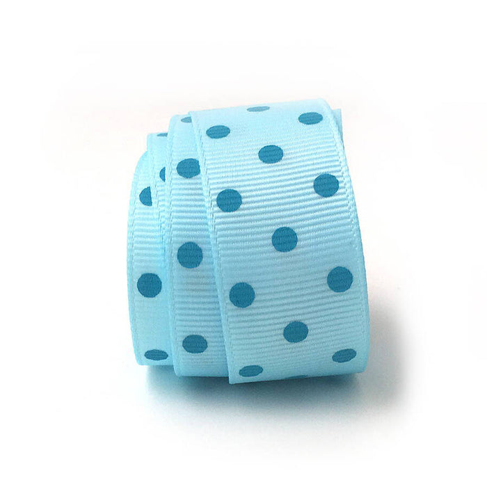 Ripsband med prickar, 22mm