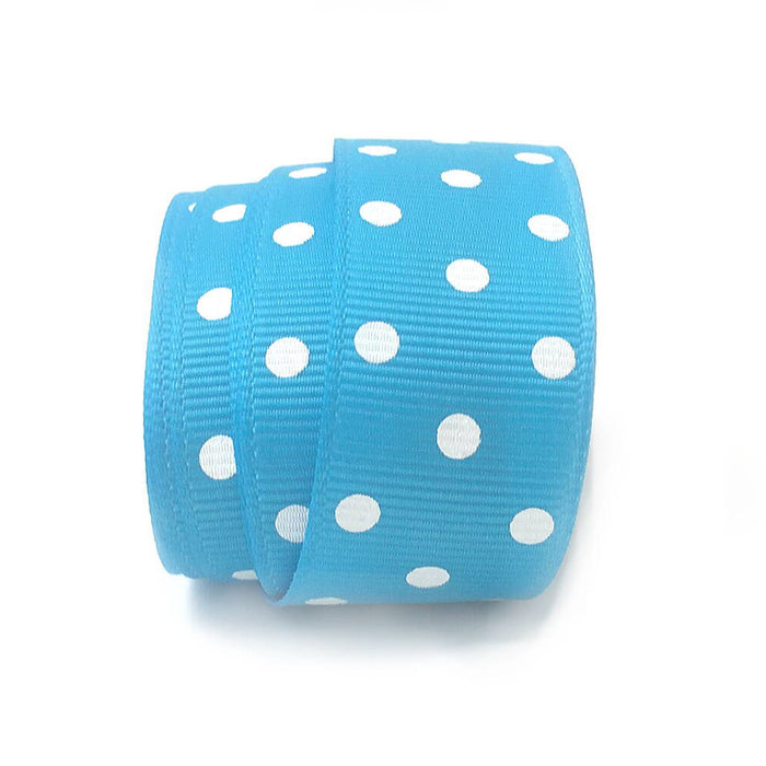 Ripsband med prickar, 22mm