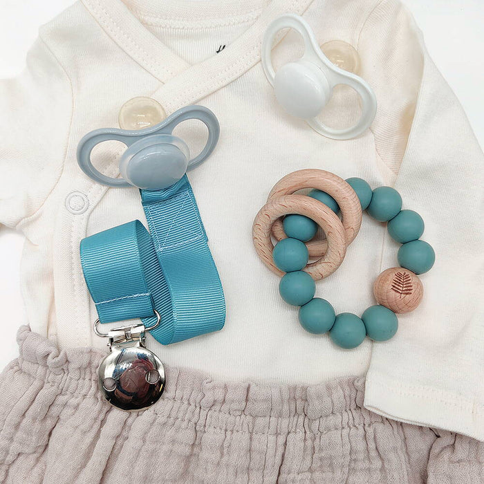 Ripsband Dusty Blue, 22mm