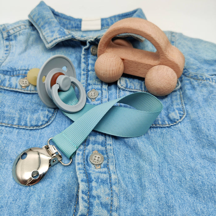 Ripsband Dusty Blue, 22mm