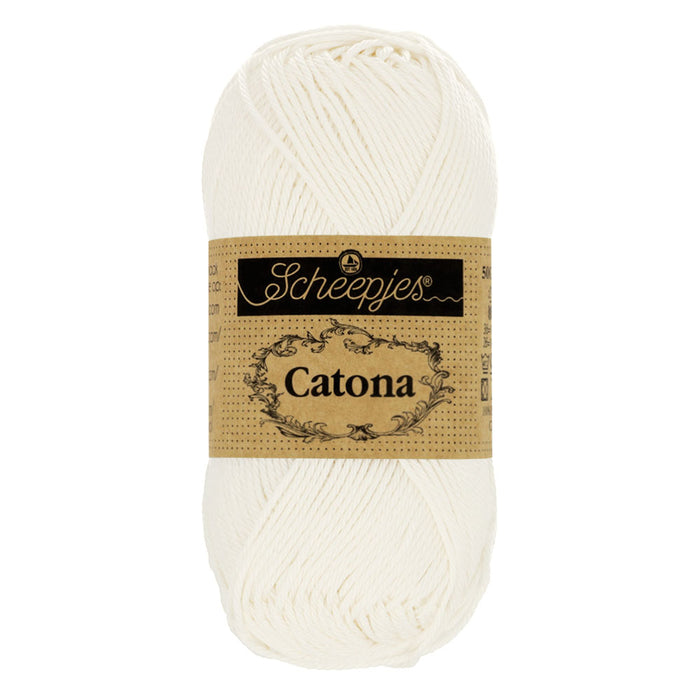 Scheepjes Catona 50g – 105 Bridal White