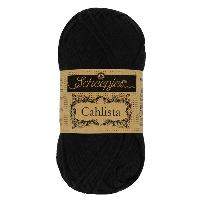 Scheepjes Cahlista 50g – 110 Jet Black