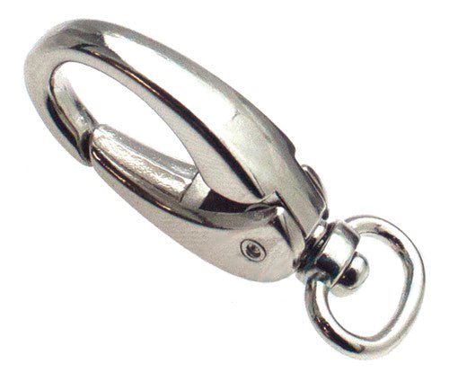 Oval karbinhake, silver, 1st