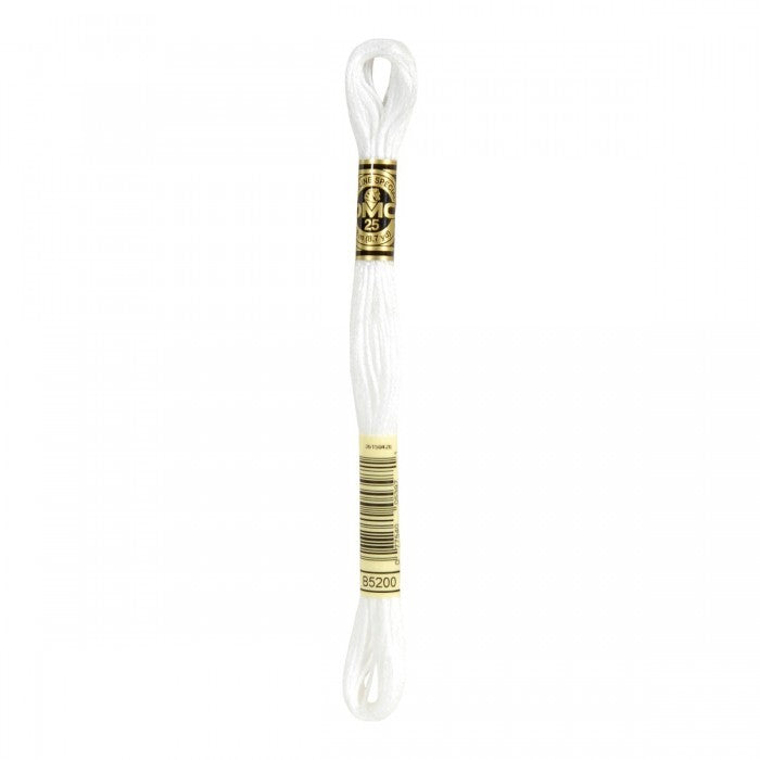 Broderigarn DMC Mouliné – B5200 Vit