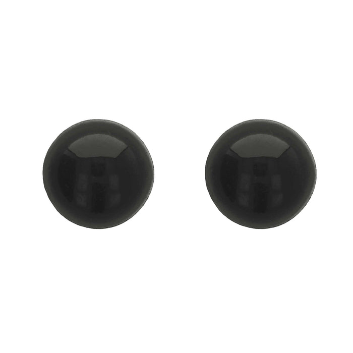 Säkerhetsögon, svart, 12mm, 2 par