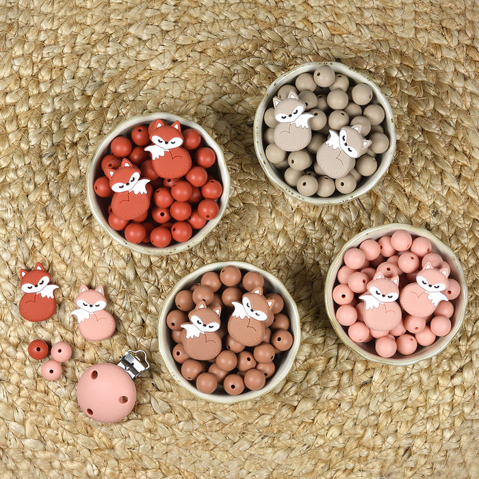 Silikonclips, dusty pink