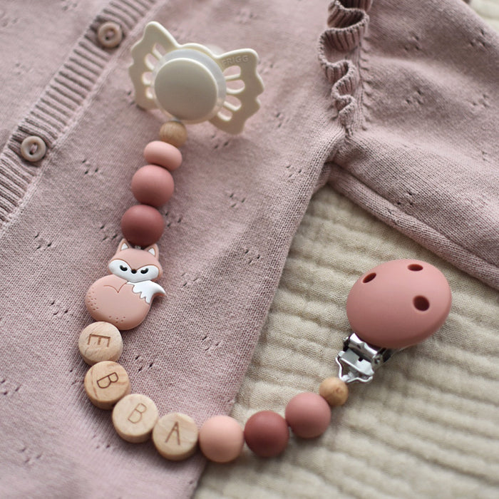 Abacus silikonpärlor, dusty pink, 3st